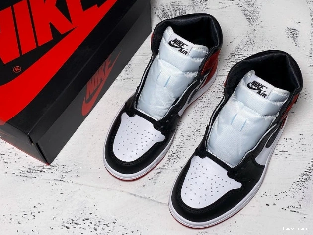 Rep Husky Retro Black 1 Satin Toe High Jordan CD0461-016 Air 0814